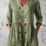 Edit – Lång blus med v-ringning