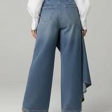 Calvra™ | Jeansbyxor med Omlott