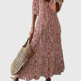 Amalia Boho Vintage Sommarmaxiklänning