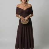 Lovisa – Off-shoulder flödande midi-klänning