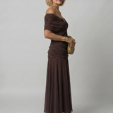 Lovisa – Off-shoulder flödande midi-klänning