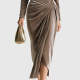 Barbara - Elegant Midi Klänning