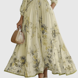 Zuzanna - Elegant Maxi Klänning med Volanger