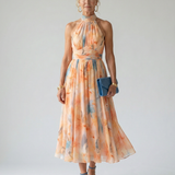 Elin – Mjuk halter midi-klänning