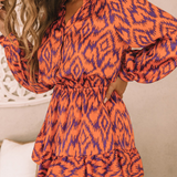 Blakely | Retro Aztec Glam - Midi Klänning