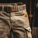 Leo | Retro-shorts i cargostil med flera fickor