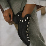 Jenny – Spetsiga nitade ankelboots