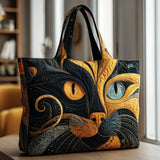 Stina – Vadderad toteväska med kattmotiv