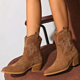 Elisabet – Spetsig western-ankelboot