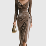 Barbara - Elegant Midi Klänning