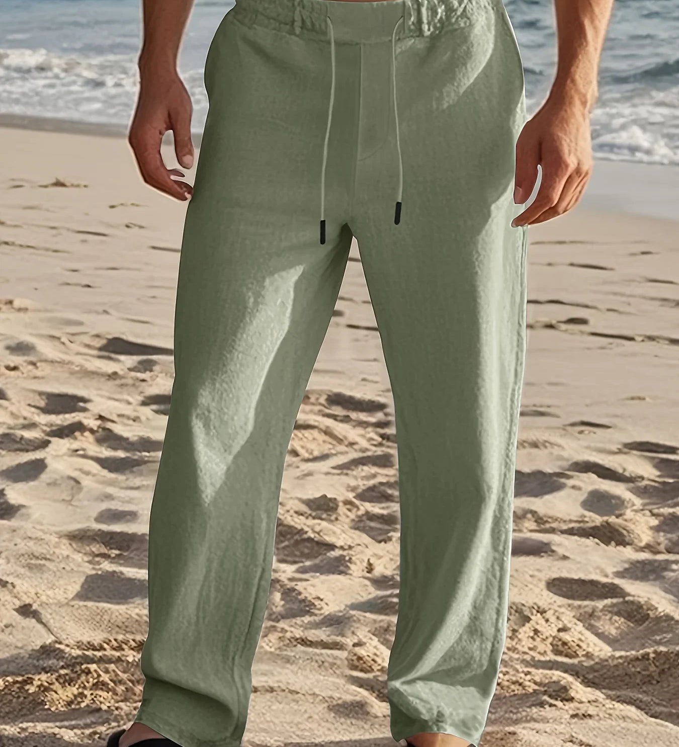 STEN | PANTALONES DE LINO PARA HOMBRE