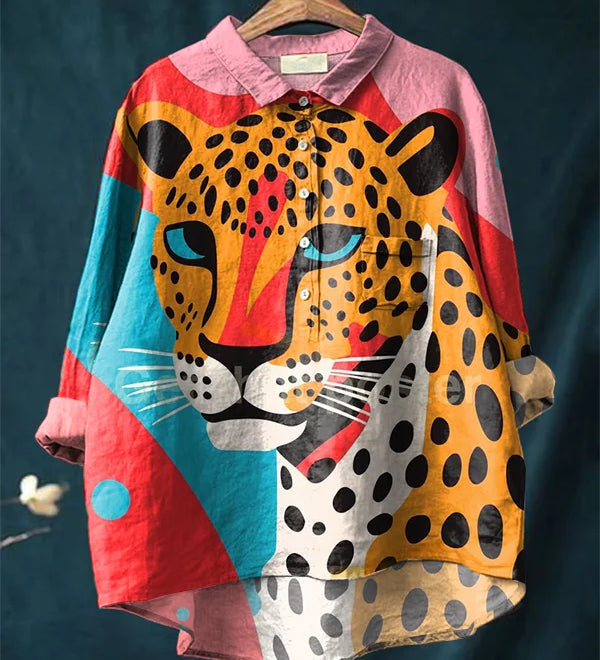 Birgitta – Leopardkonst t-shirt