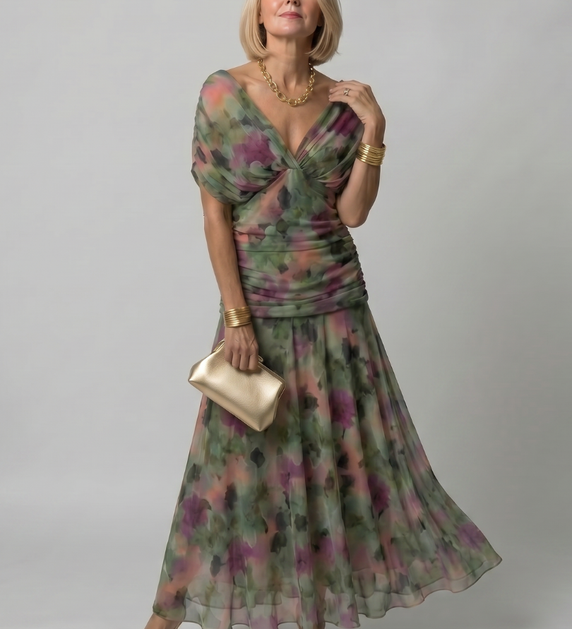Lovisa – Off-shoulder flödande midi-klänning