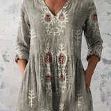 Edit – Lång blus med v-ringning