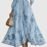 Zuzanna - Elegant Maxi Klänning med Volanger