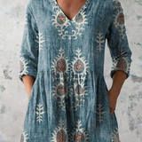 Edit – Lång blus med v-ringning