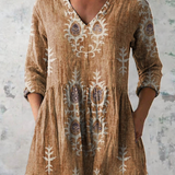 Edit – Lång blus med v-ringning
