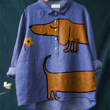 Judit – T-shirt med hundmotiv