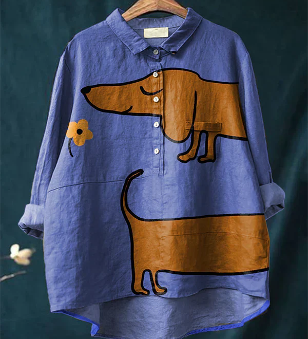 Judit – T-shirt med hundmotiv
