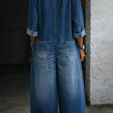 Elena | Långärmad Off-shoulder-jumpsuit