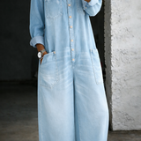 Elena | Långärmad Off-shoulder-jumpsuit