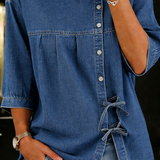 Lily | Lös Jeansblus i Vintage
