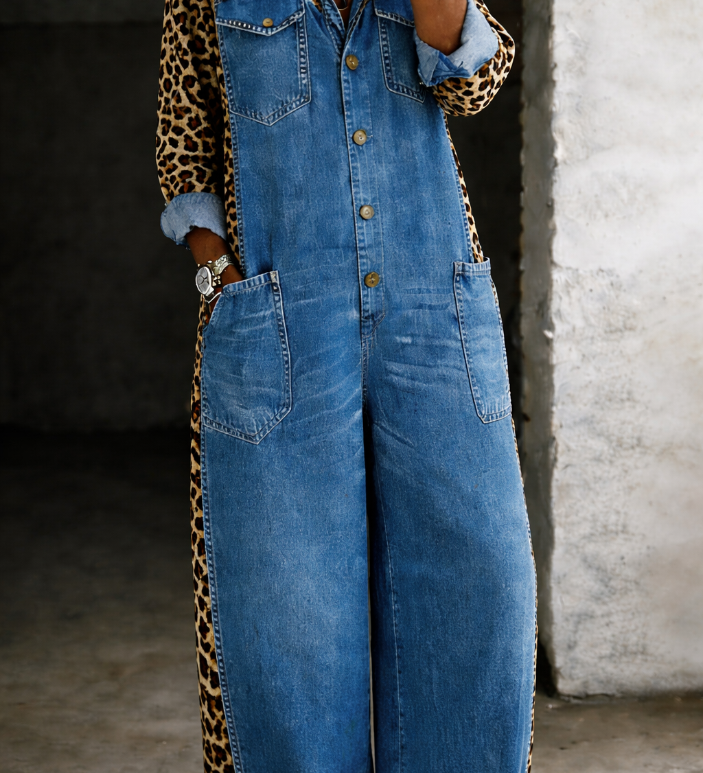 Amanda | Skjortjumpsuit i Ett Stycke