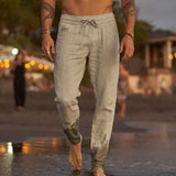 Leo | Strandbyxor i linne