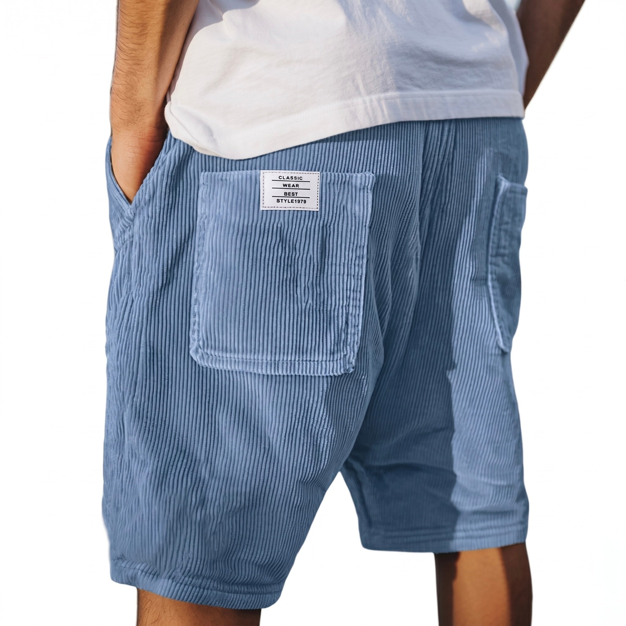 Víctor | Eleganta shorts i sammet