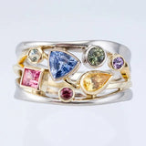 Barbro – Vintage färgglad ring