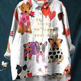 Judit – T-shirt med hundmotiv