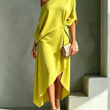 Cloe – Elegant asymmetrisk klänning