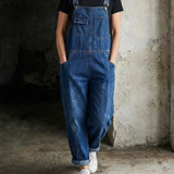 Jade | Baggy Jeans-hängselbyxor