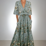 Sonja – Elegant blomsterklänning