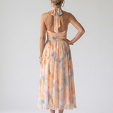 Elin – Mjuk halter midi-klänning