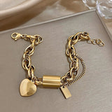 Elsa – elegant förgyllt chunky armband