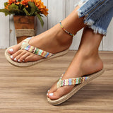 Linn – Flätade flip-flops