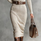 Valériea | Midi Klänning Fitted Chic