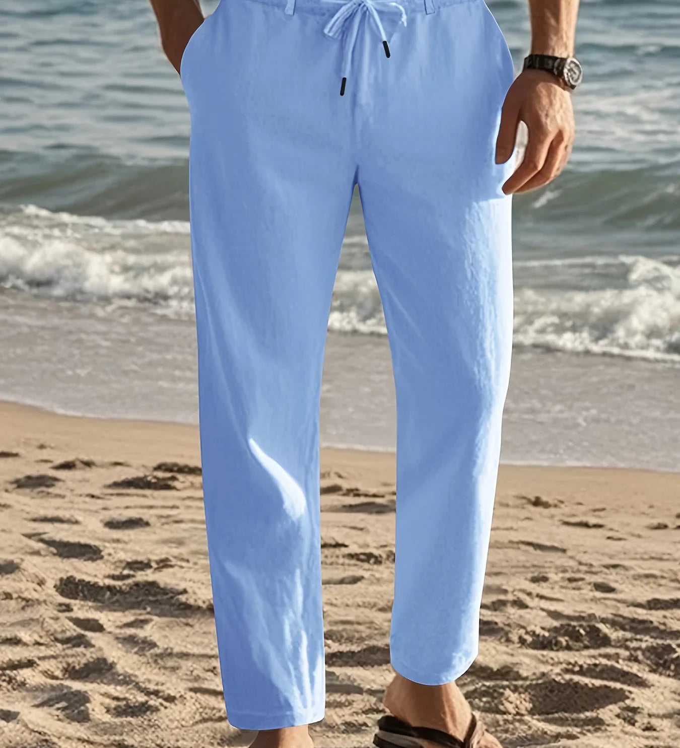 STEN | PANTALONES DE LINO PARA HOMBRE
