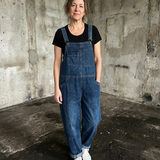 Jade | Baggy Jeans-hängselbyxor