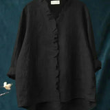 Alva – Elegant sommarblus i linne