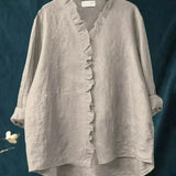 Alva – Elegant sommarblus i linne