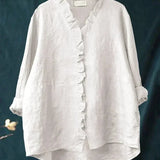 Alva – Elegant sommarblus i linne