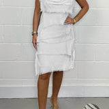 Callie | Elegant ärmlös chiffongklänning