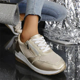 Edit – Ortopediska sneakers med snörning och sidodragkedja
